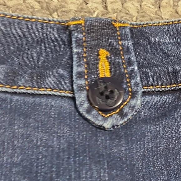 Talbots Dark Blue Button-Front‎ Pencil Skirt - Picture 5 of 12